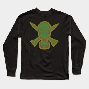 Gas Mask & Crossed Missiles Long Sleeve T-Shirt